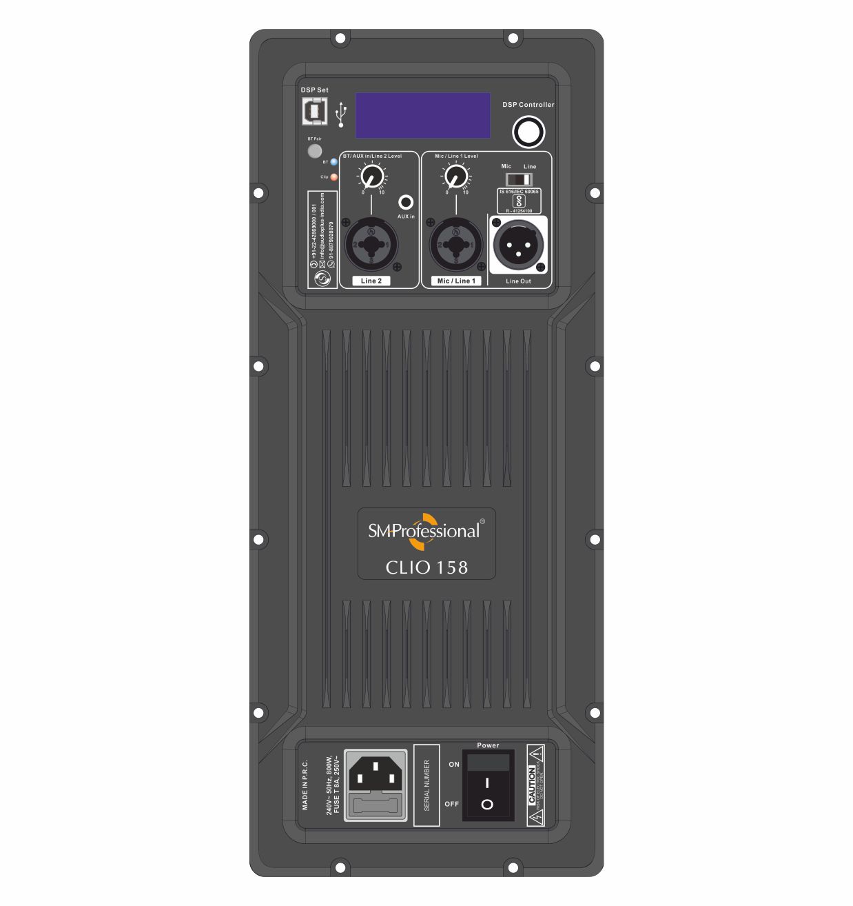 CLIO 158 15" 1200W Powered Speaker