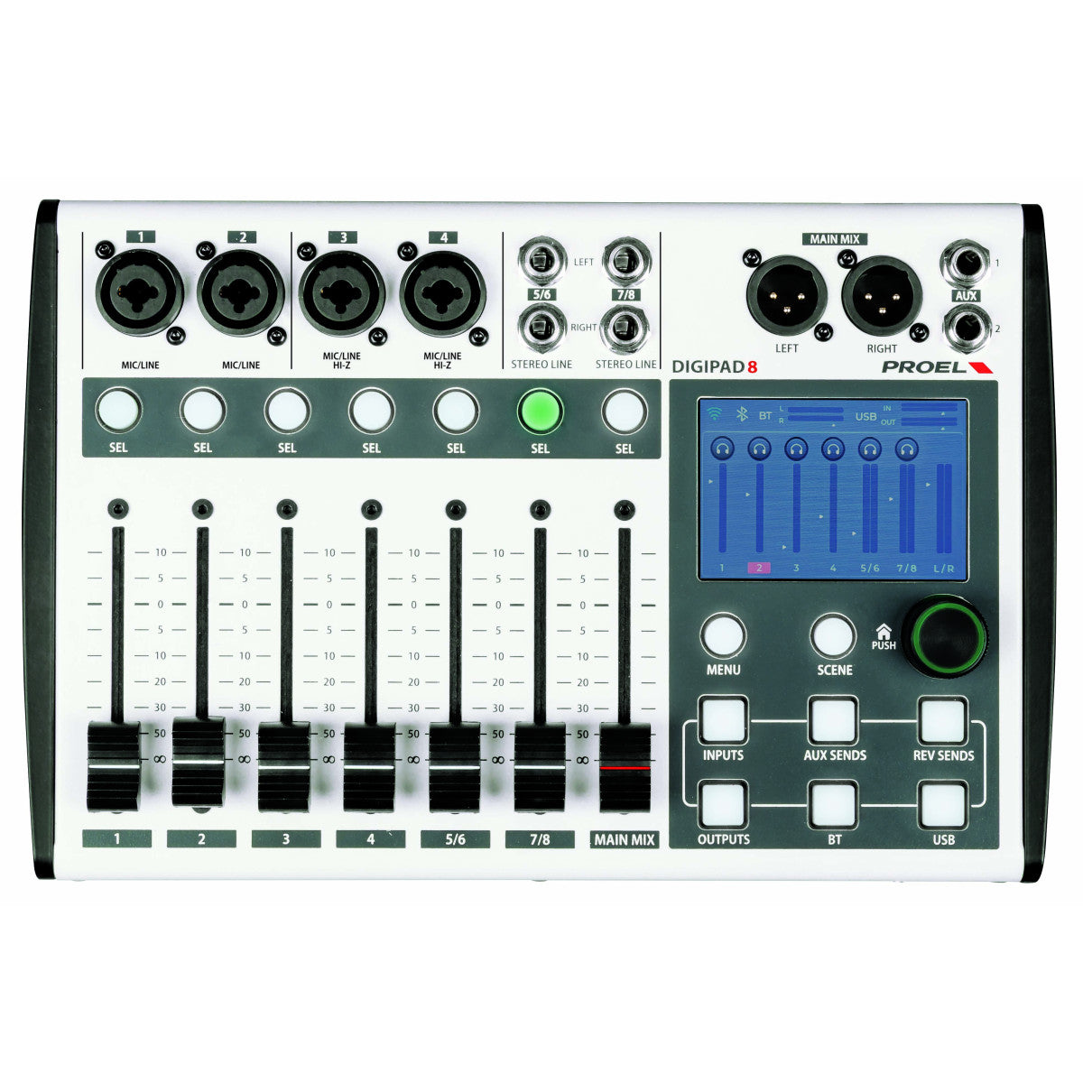 Proel DIGIPAD8 8-channel digital mixer