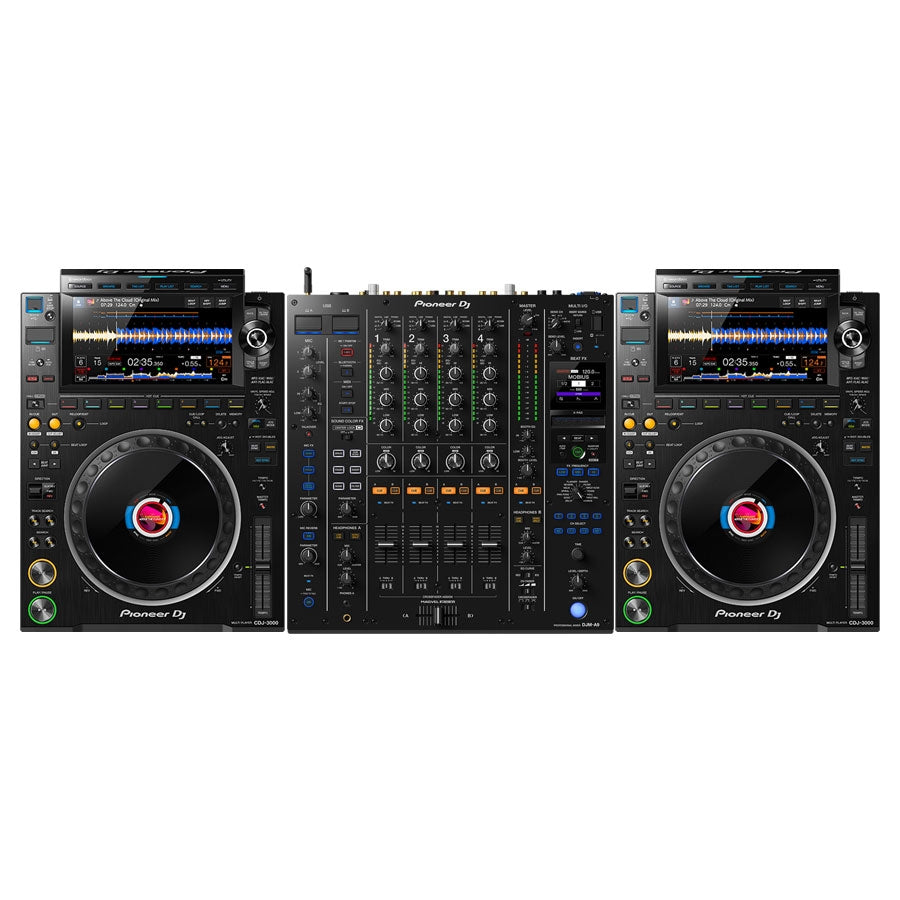 CDJ 3000 with DJM-A9 Set