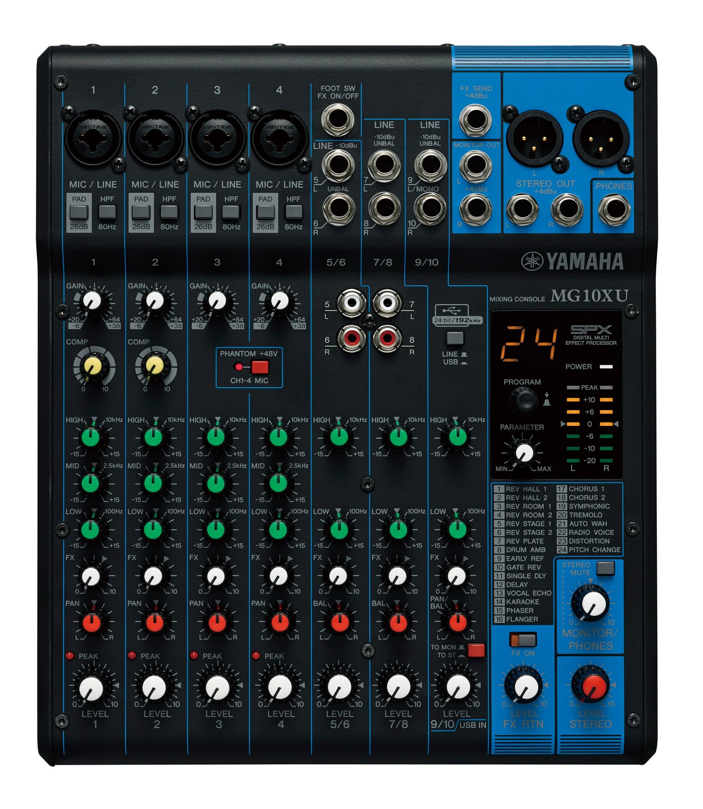 MG 10XU 10-Channel Mixing Console