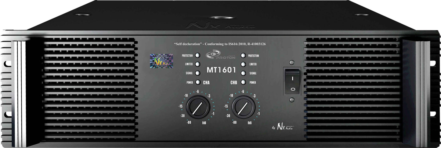 NX Audio MT 1601 Power Amplifier