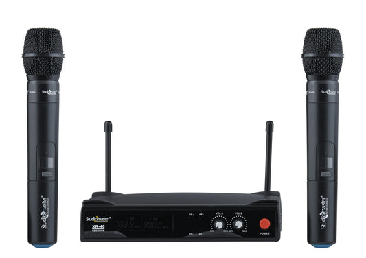 StudioMaster Professional XR 40 HH - Dual UHF Wireless microphone