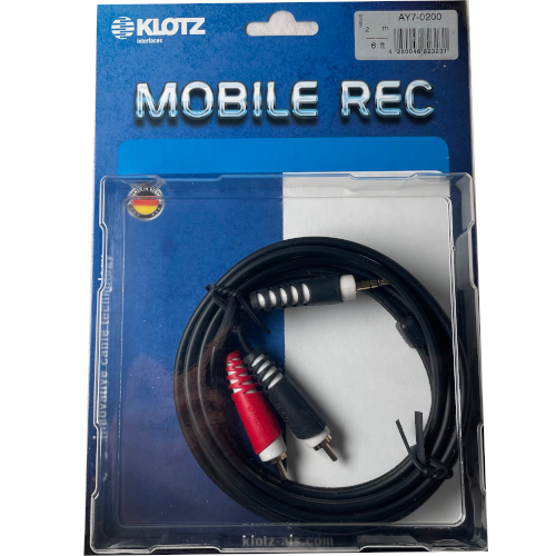 EP to RCA Y Cable by KLOTZ Germany