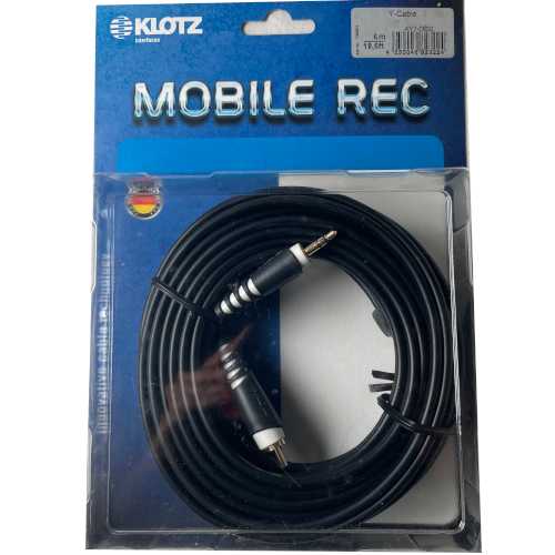 EP to RCA Y Cable by KLOTZ Germany