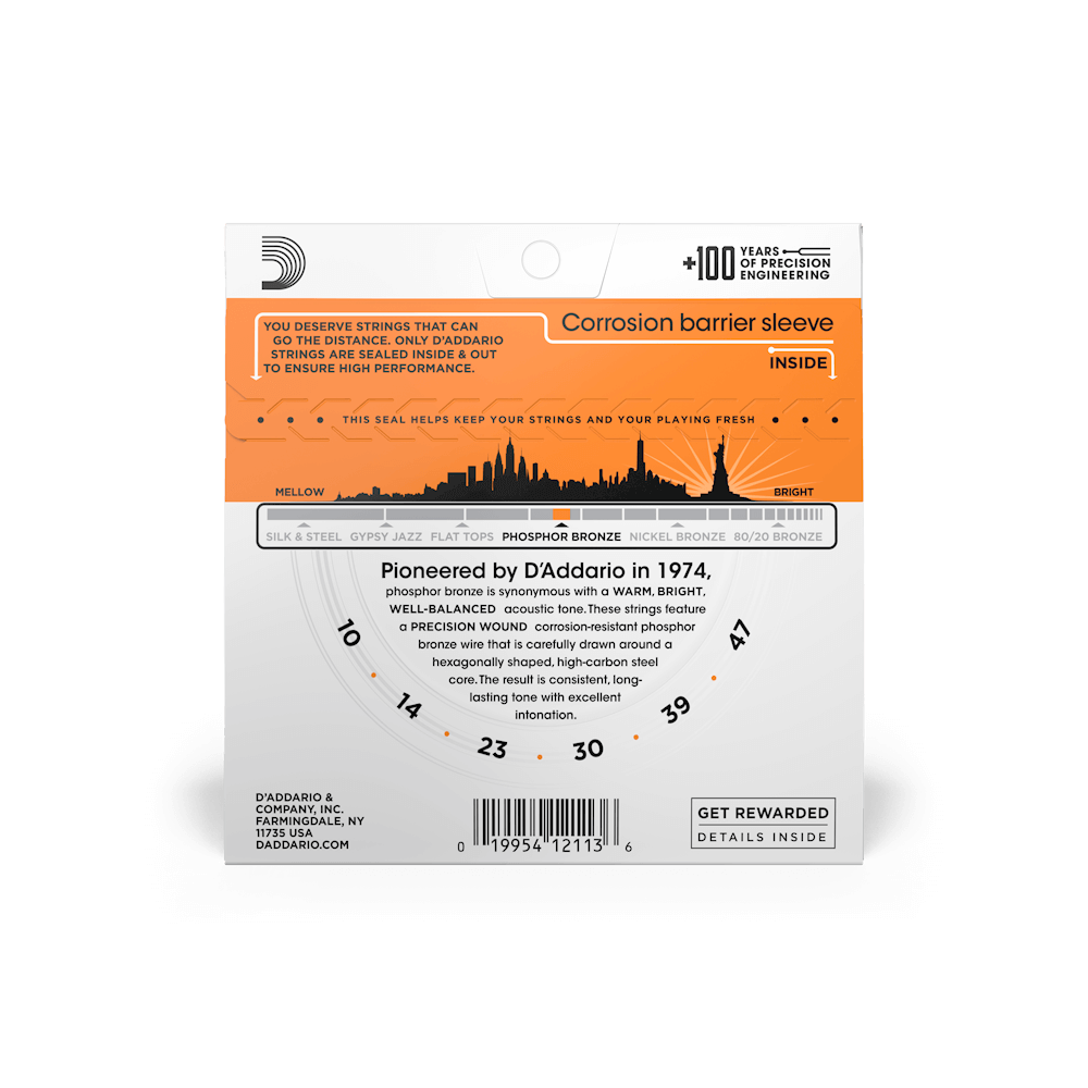 D'Addario EJ15 - Extra Light Gauge Guitar Strings