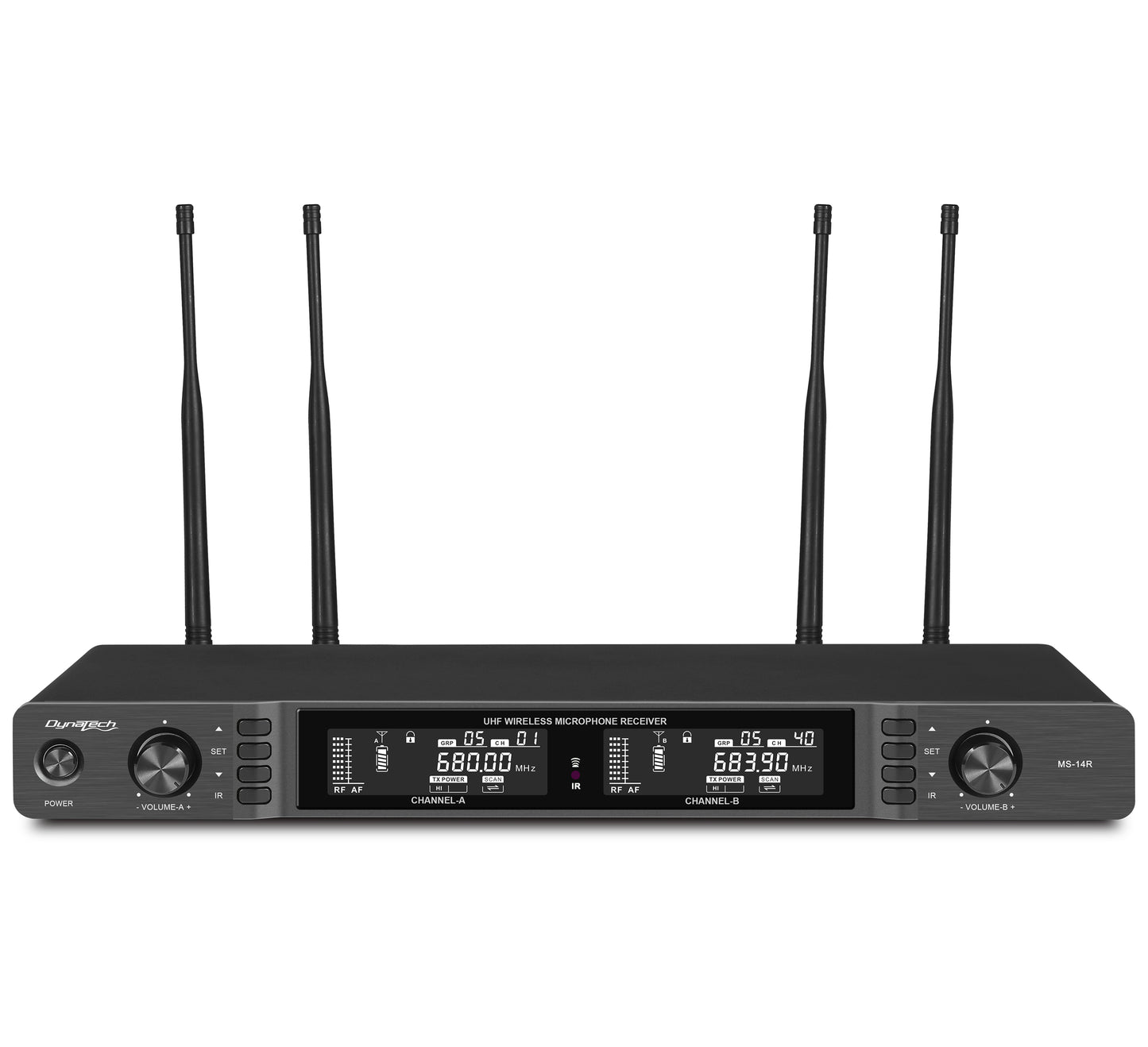 Dynatech MS-14 Dual Wireless Microphone System