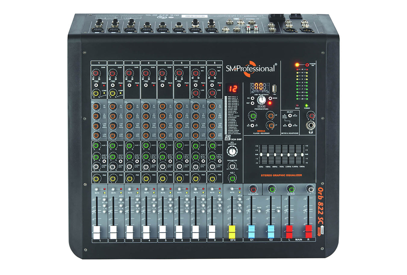 ORB 822 SC compact 8 channel mixer